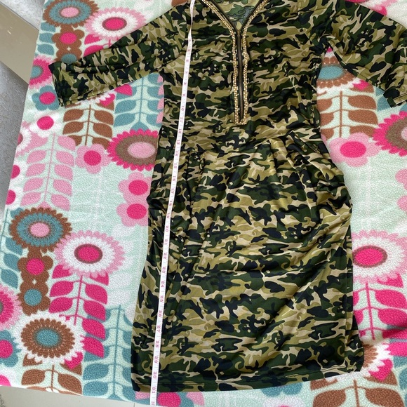 No brand camo bodycon dress excellent condition size S - Picture 8 of 9